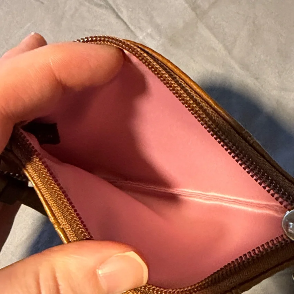 Coach Brown Leather Wristlet - Picture 6 of 6